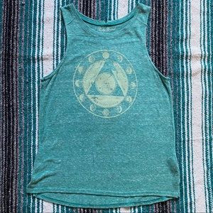 Lucky Brand Secret Society Lunar Triangle Tank Top